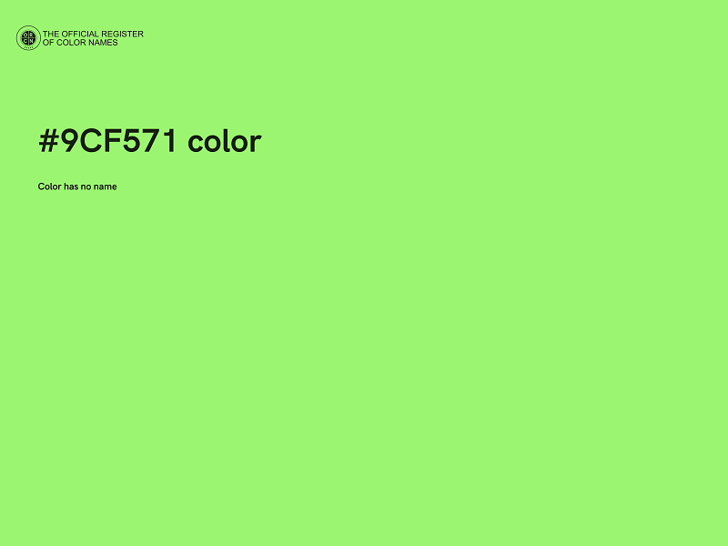 #9CF571 color image