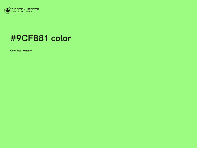 #9CFB81 color image