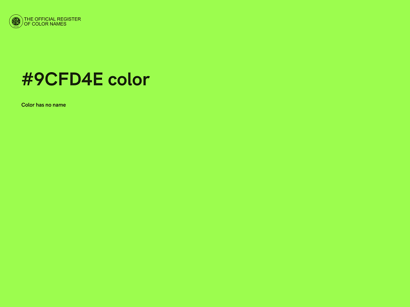 #9CFD4E color image