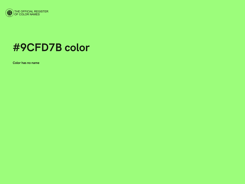 #9CFD7B color image