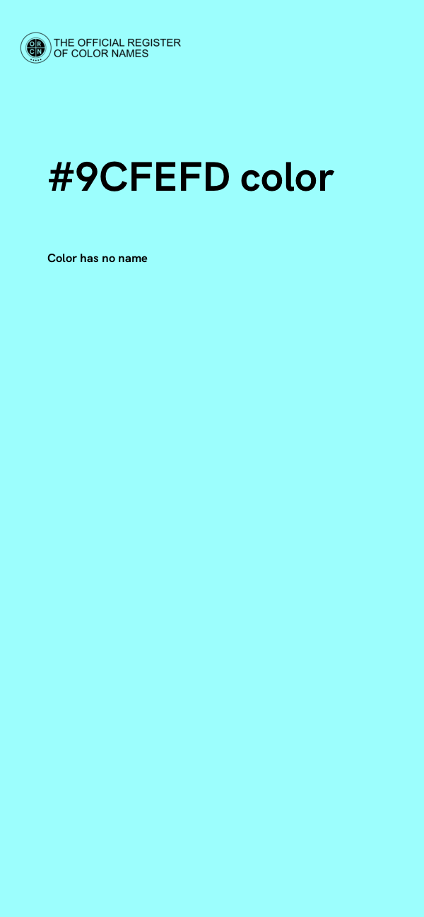 #9CFEFD color image