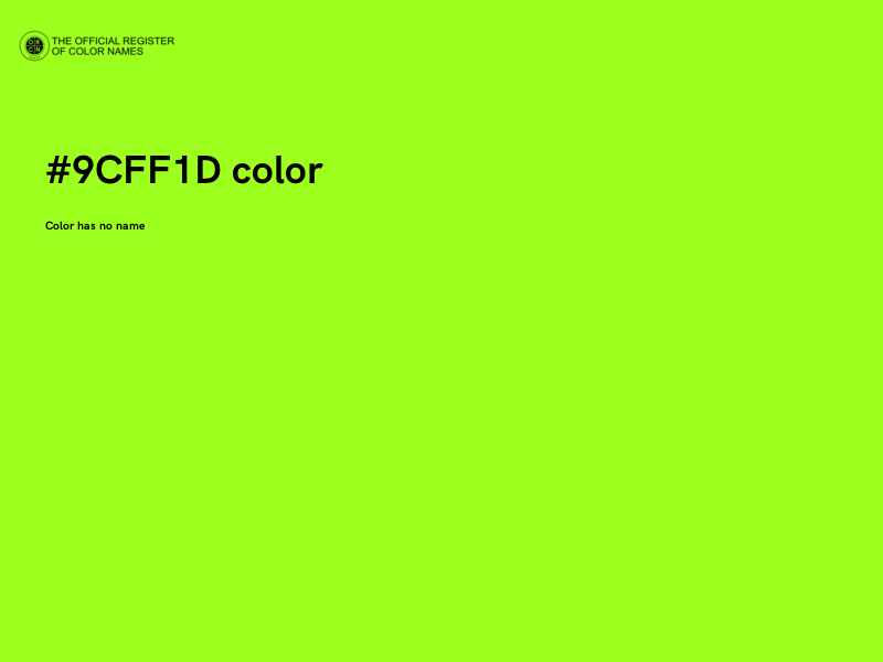 #9CFF1D color image