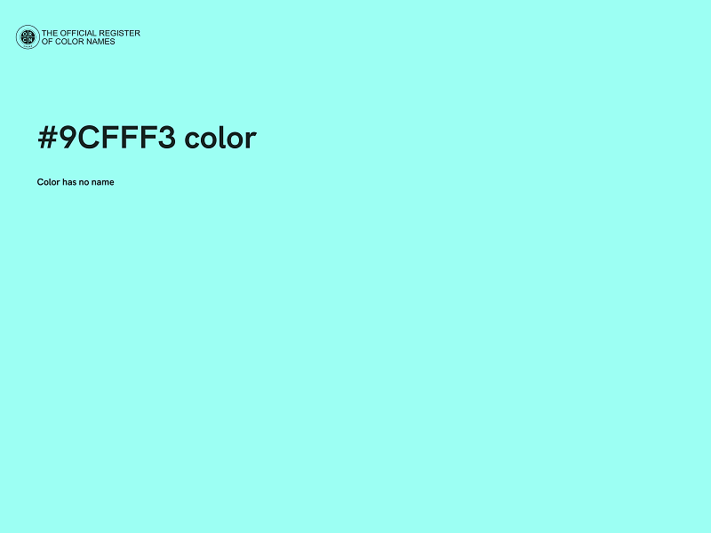 #9CFFF3 color image