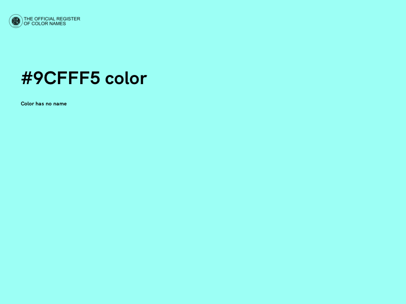 #9CFFF5 color image
