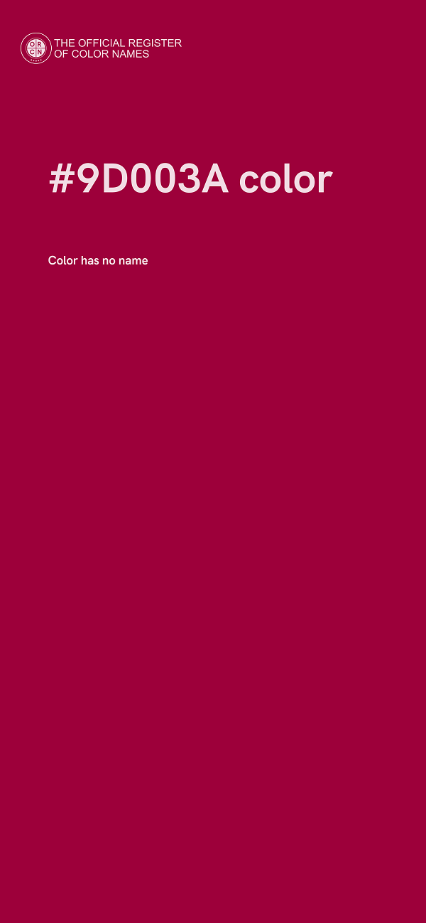 #9D003A color image