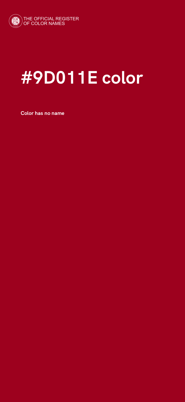 #9D011E color image