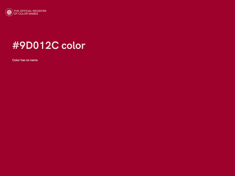#9D012C color image