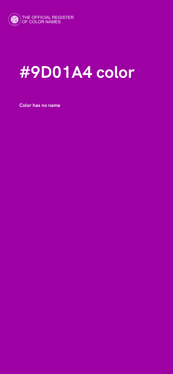 #9D01A4 color image