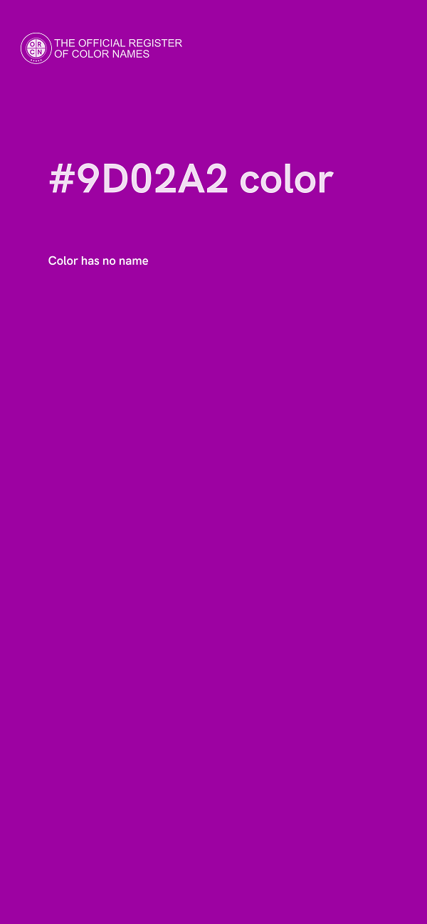 #9D02A2 color image