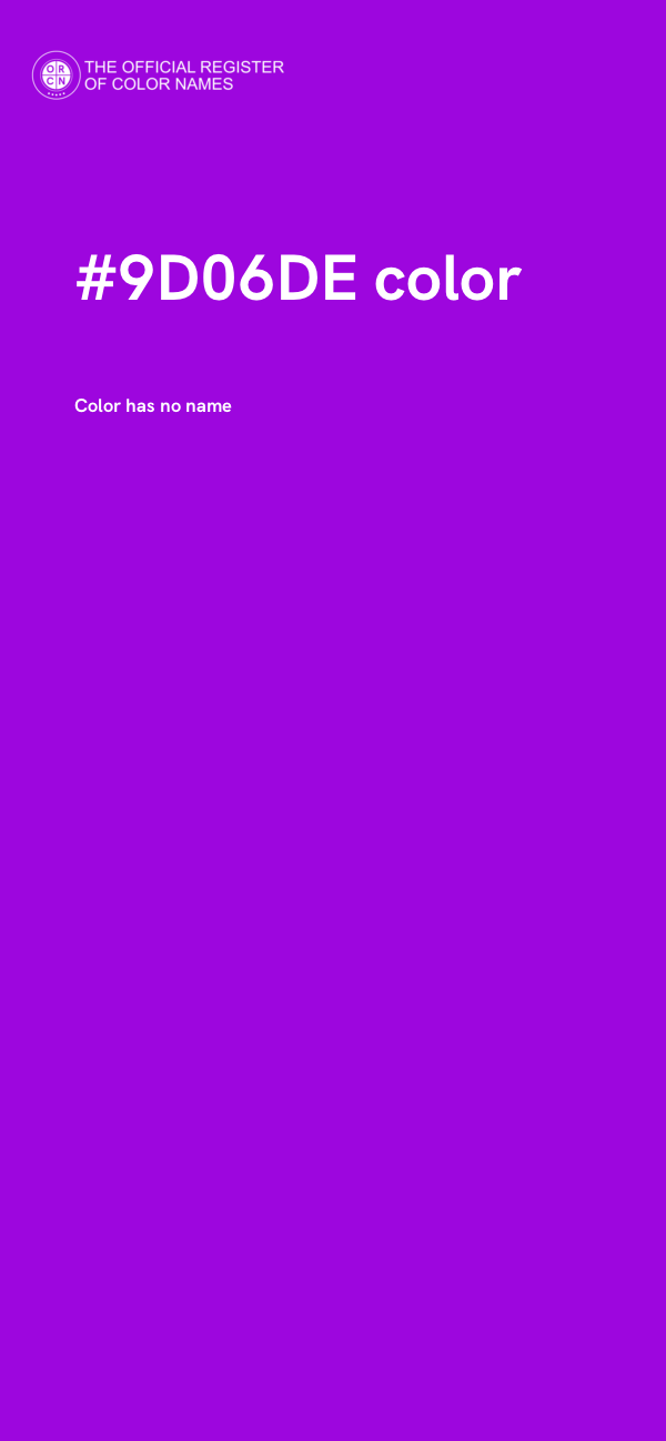 #9D06DE color image