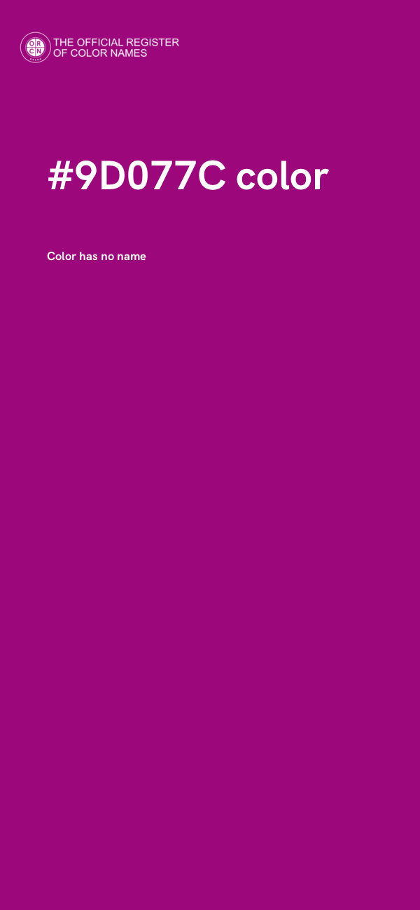 #9D077C color image