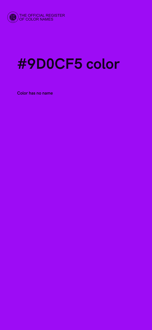 #9D0CF5 color image