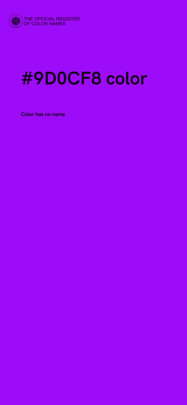 #9D0CF8 color image