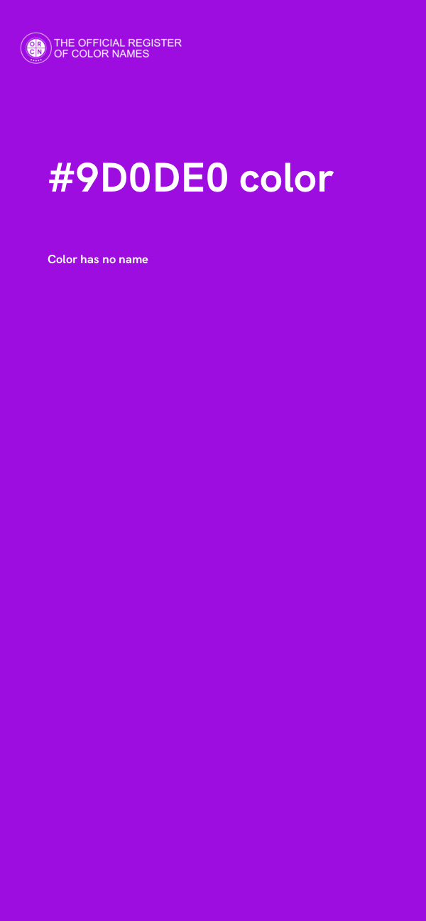 #9D0DE0 color image