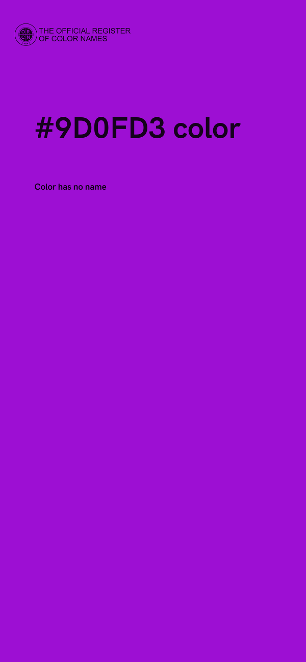 #9D0FD3 color image