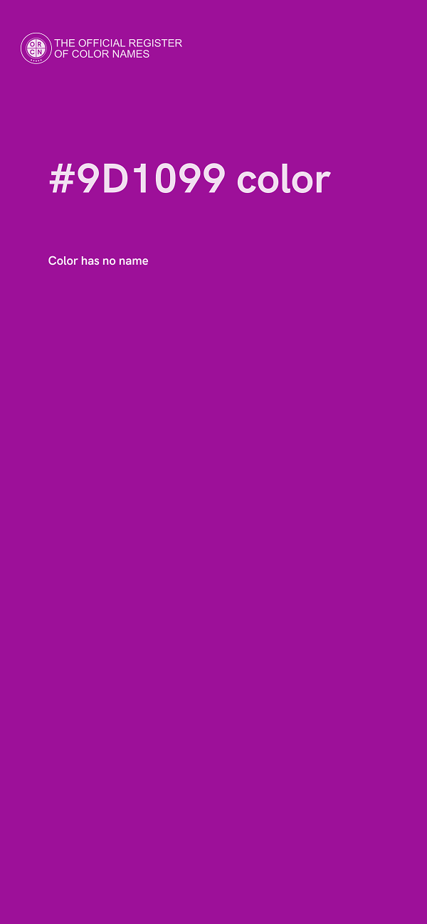 #9D1099 color image
