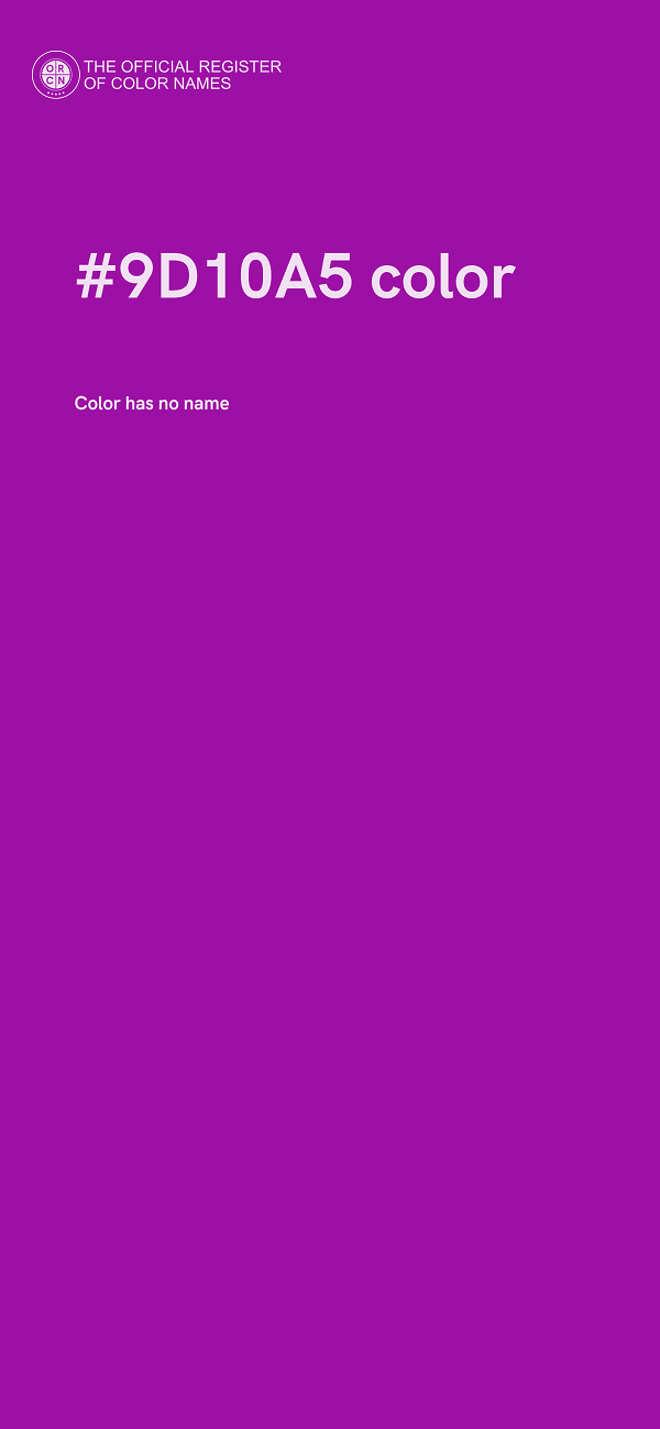 #9D10A5 color image