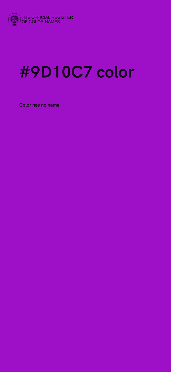 #9D10C7 color image
