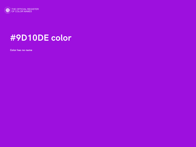 #9D10DE color image