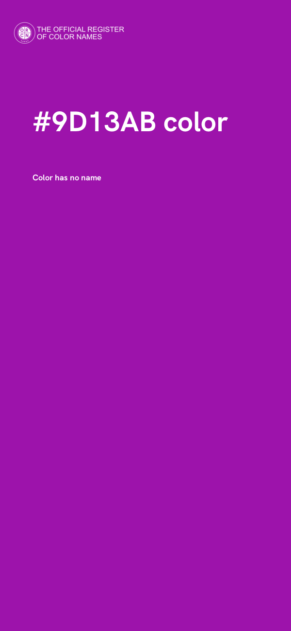 #9D13AB color image