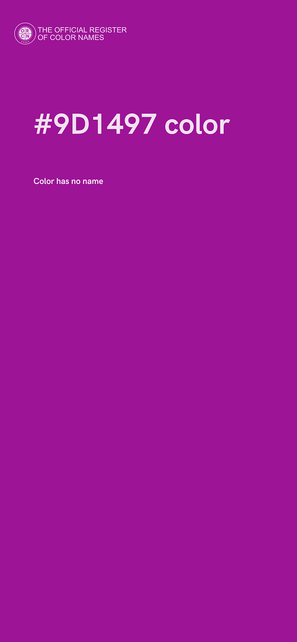 #9D1497 color image