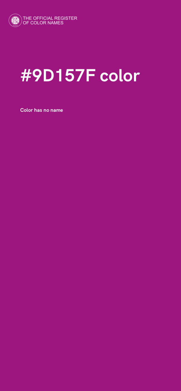 #9D157F color image