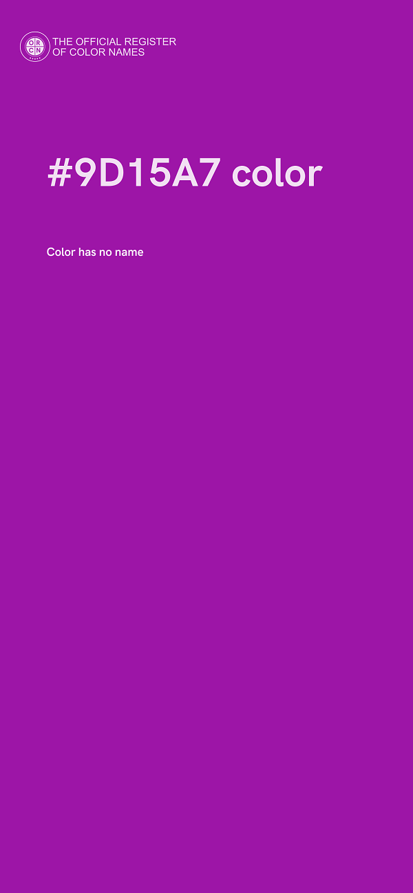 #9D15A7 color image