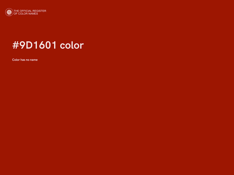 #9D1601 color image
