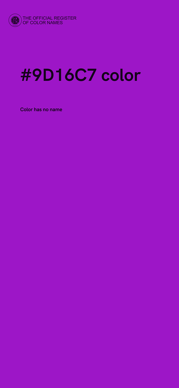 #9D16C7 color image