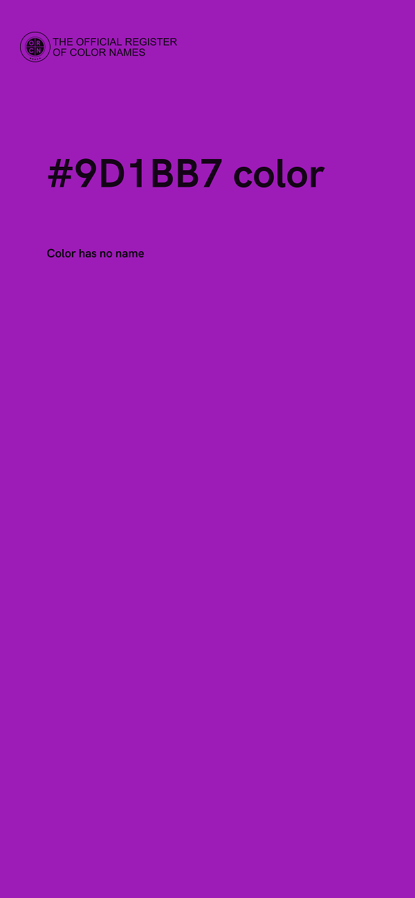 #9D1BB7 color image
