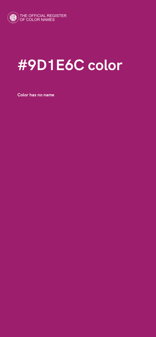 #9D1E6C color image