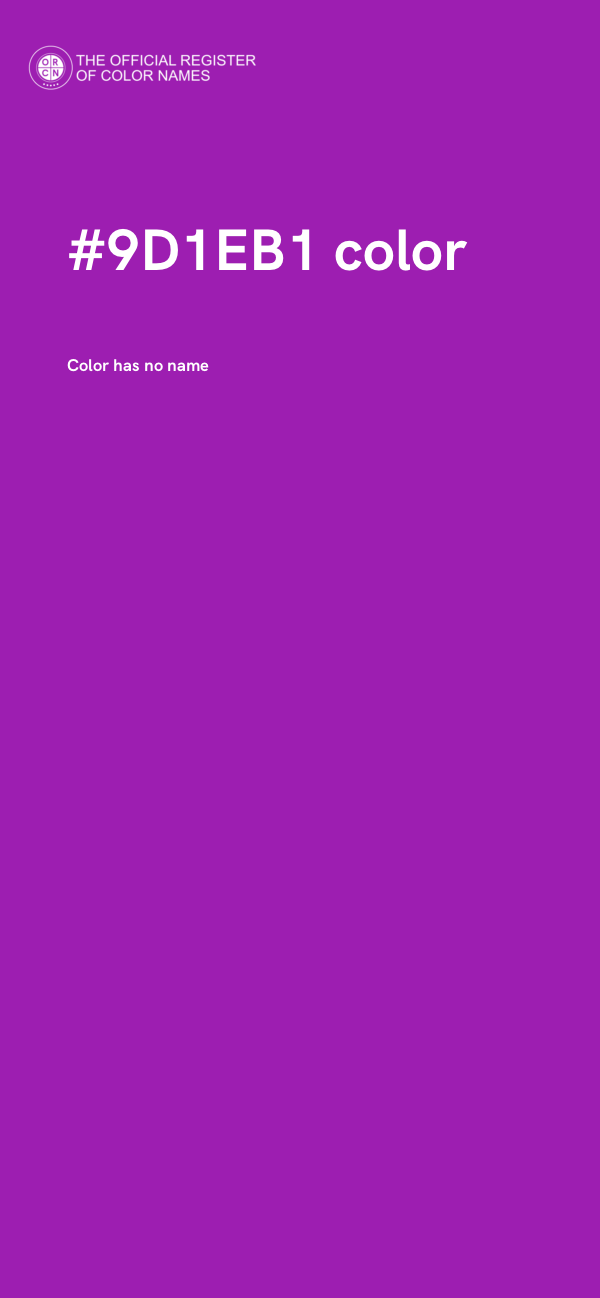 #9D1EB1 color image