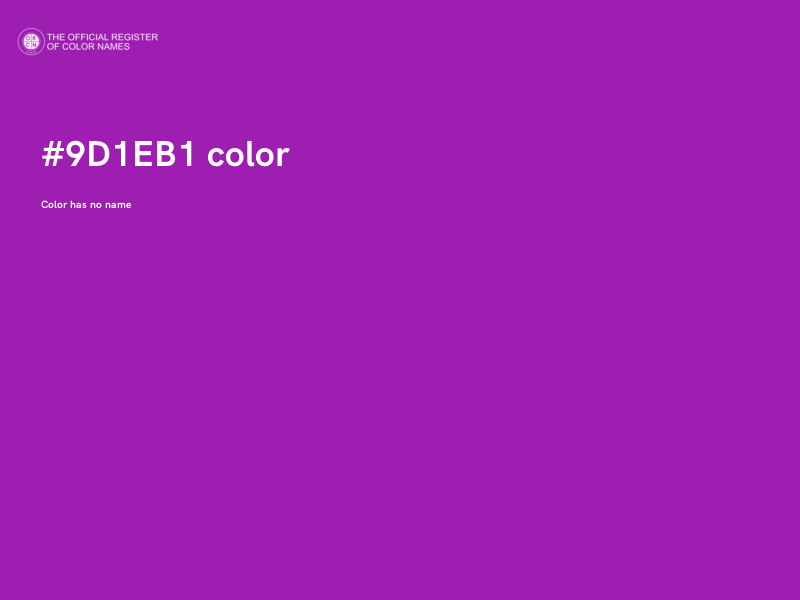 #9D1EB1 color image