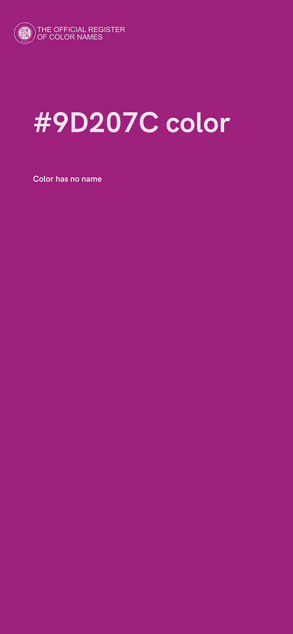 #9D207C color image