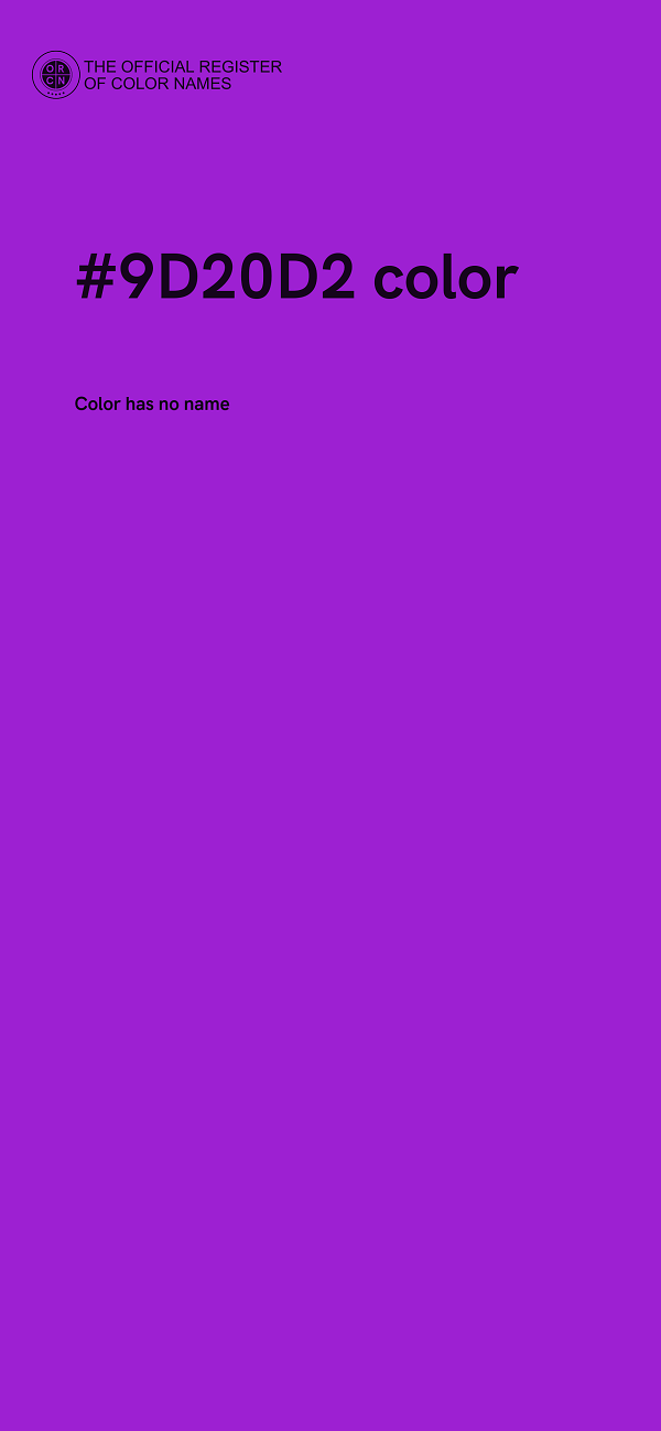 #9D20D2 color image