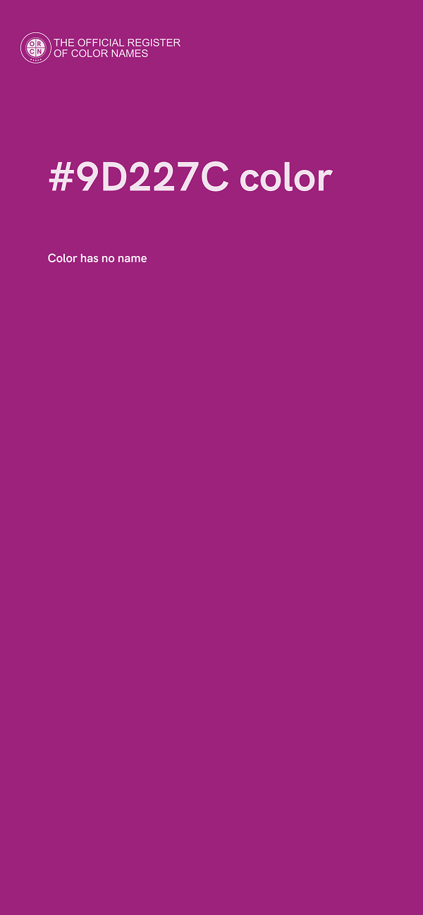 #9D227C color image