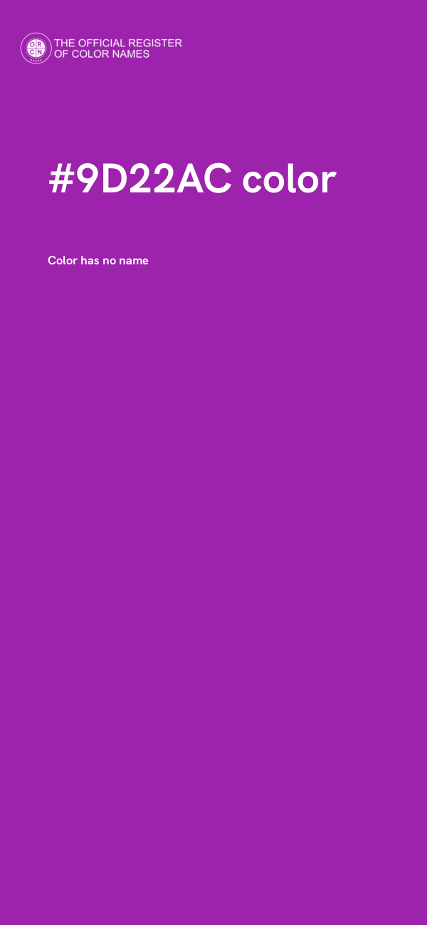 #9D22AC color image