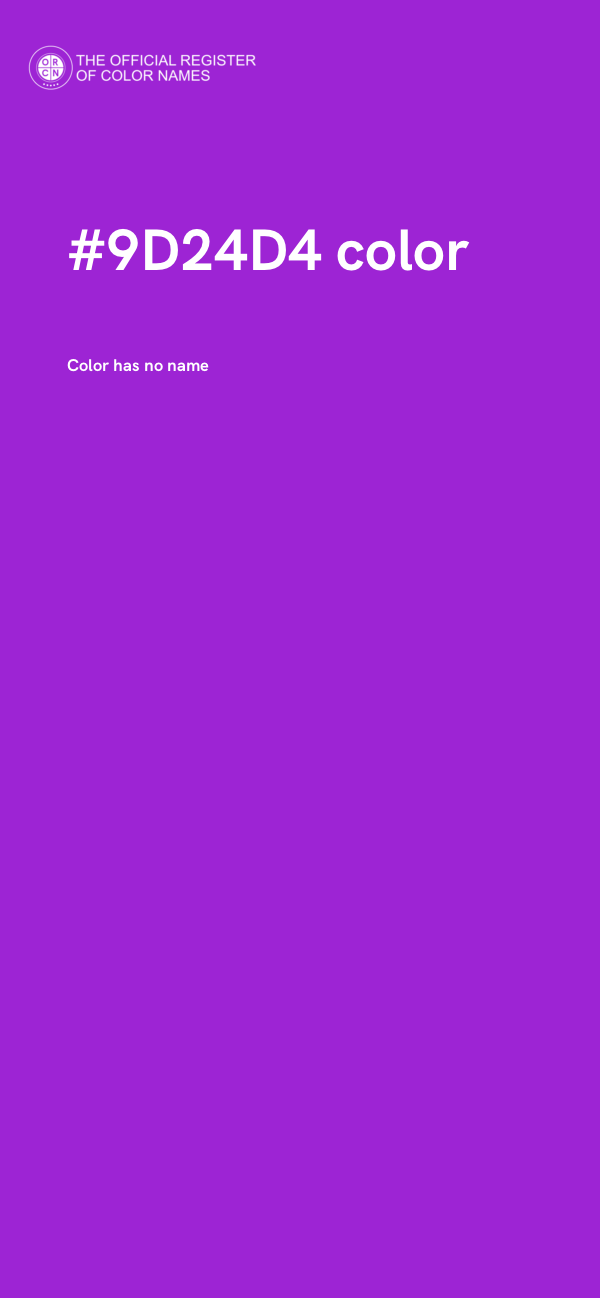#9D24D4 color image