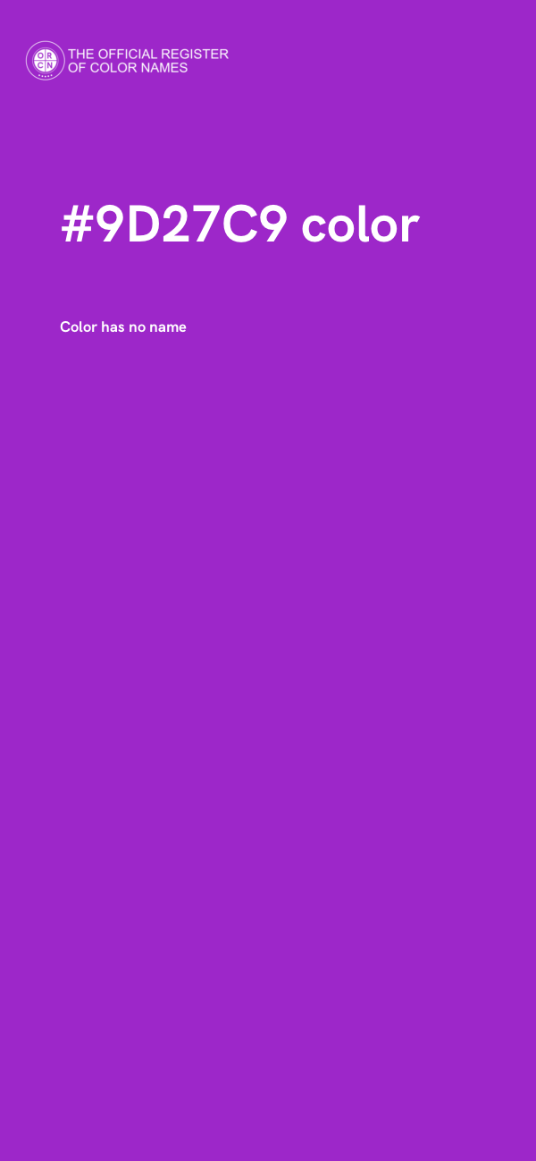#9D27C9 color image