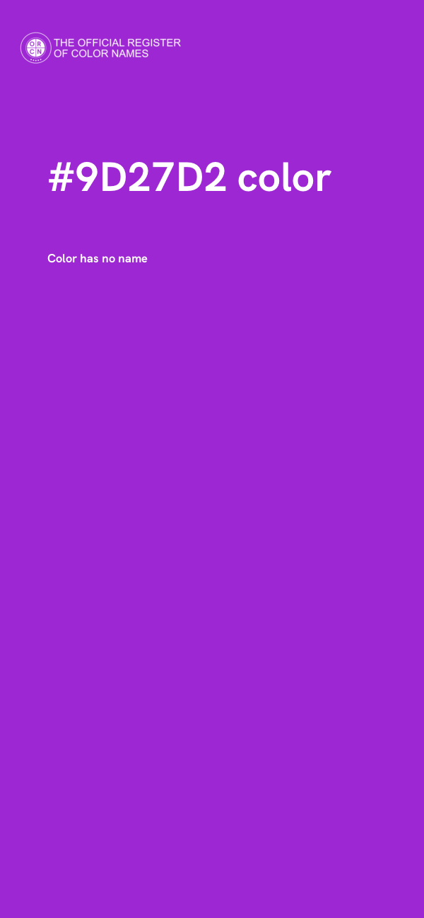 #9D27D2 color image