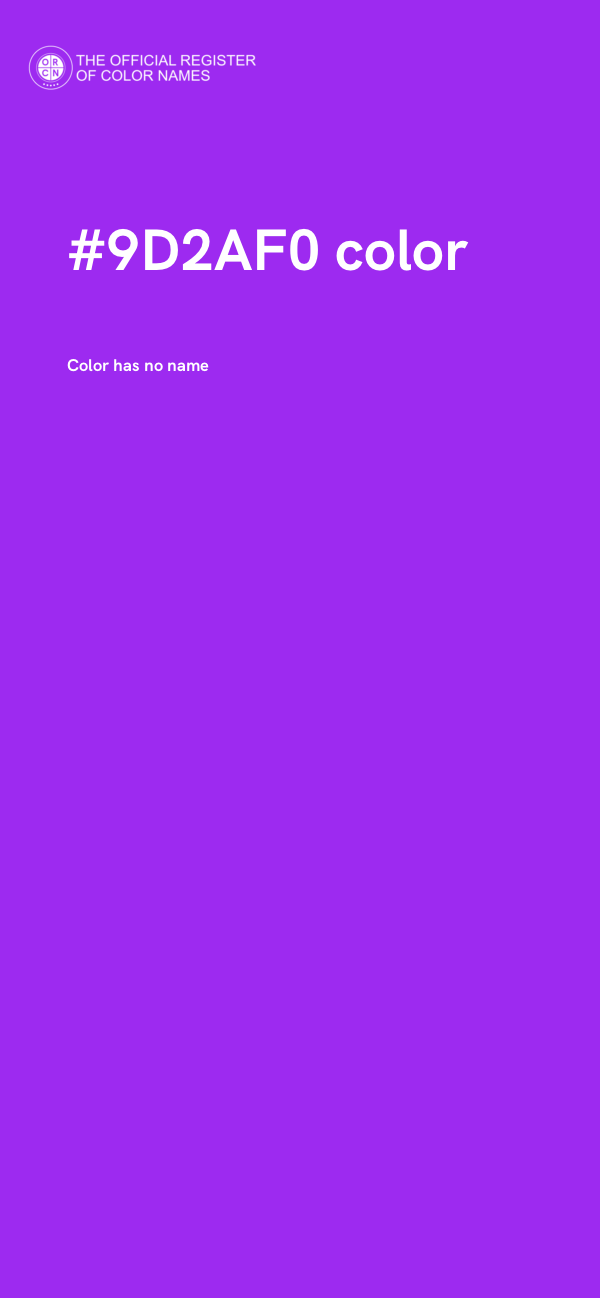 #9D2AF0 color image