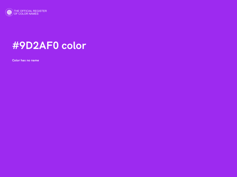 #9D2AF0 color image