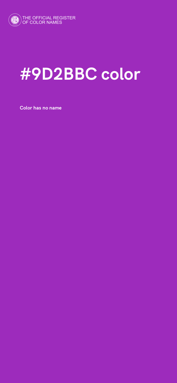 #9D2BBC color image