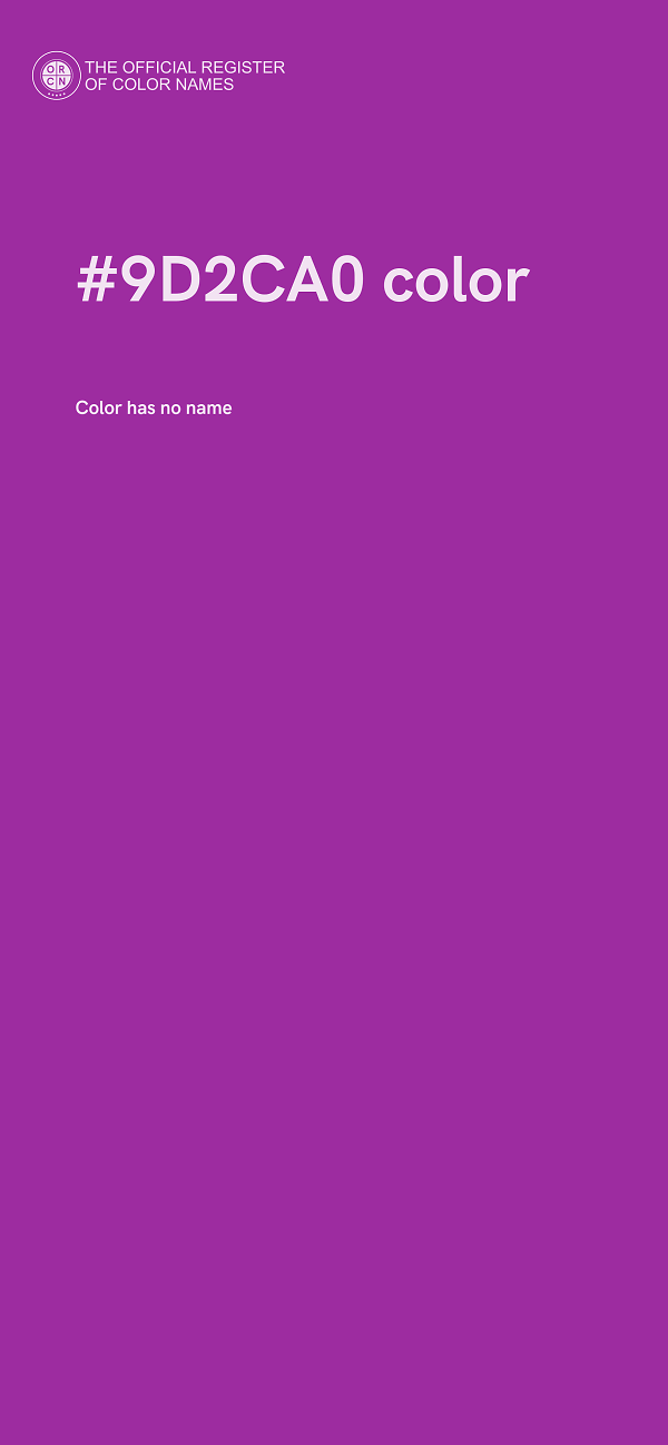 #9D2CA0 color image