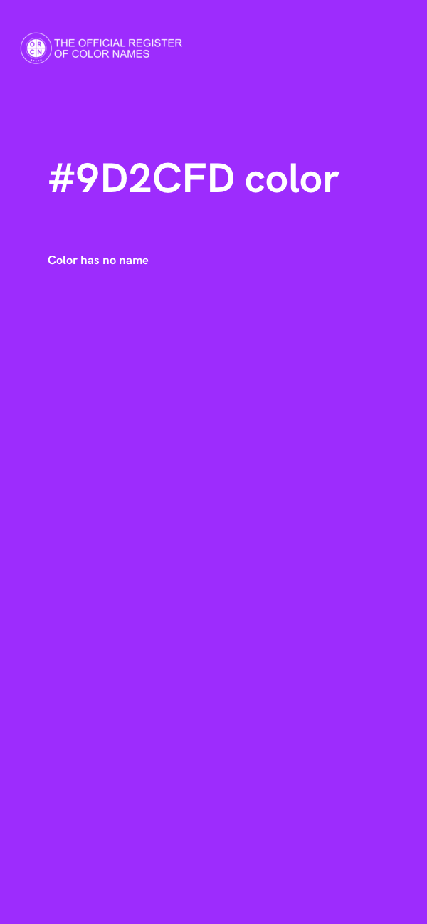 #9D2CFD color image