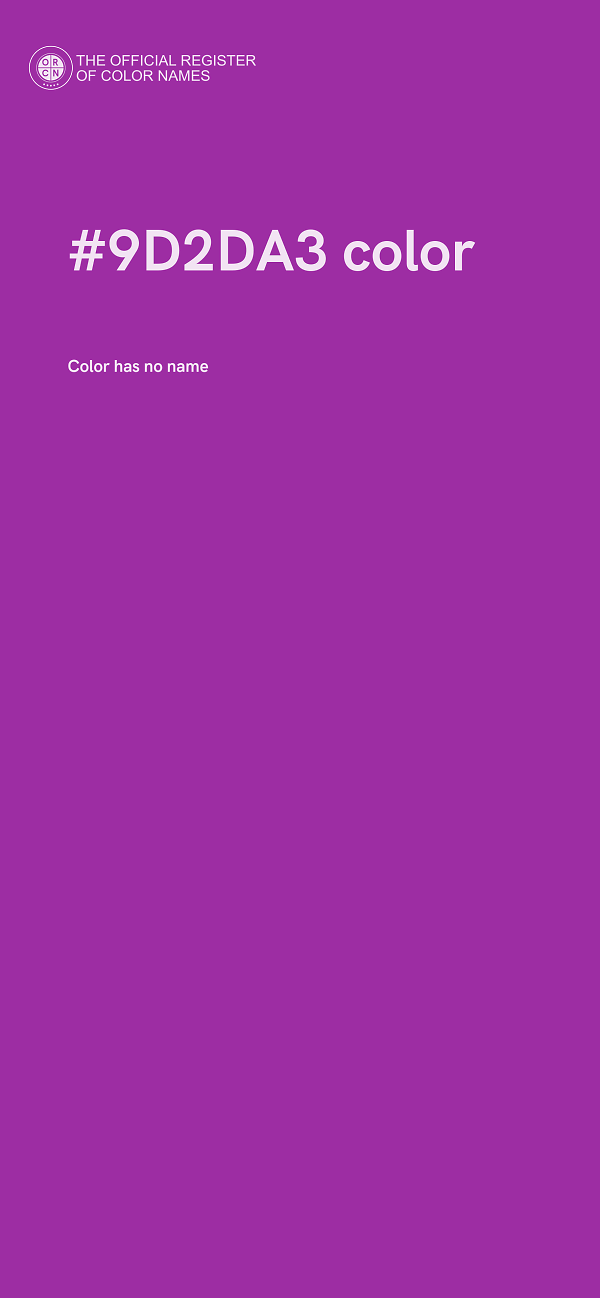 #9D2DA3 color image