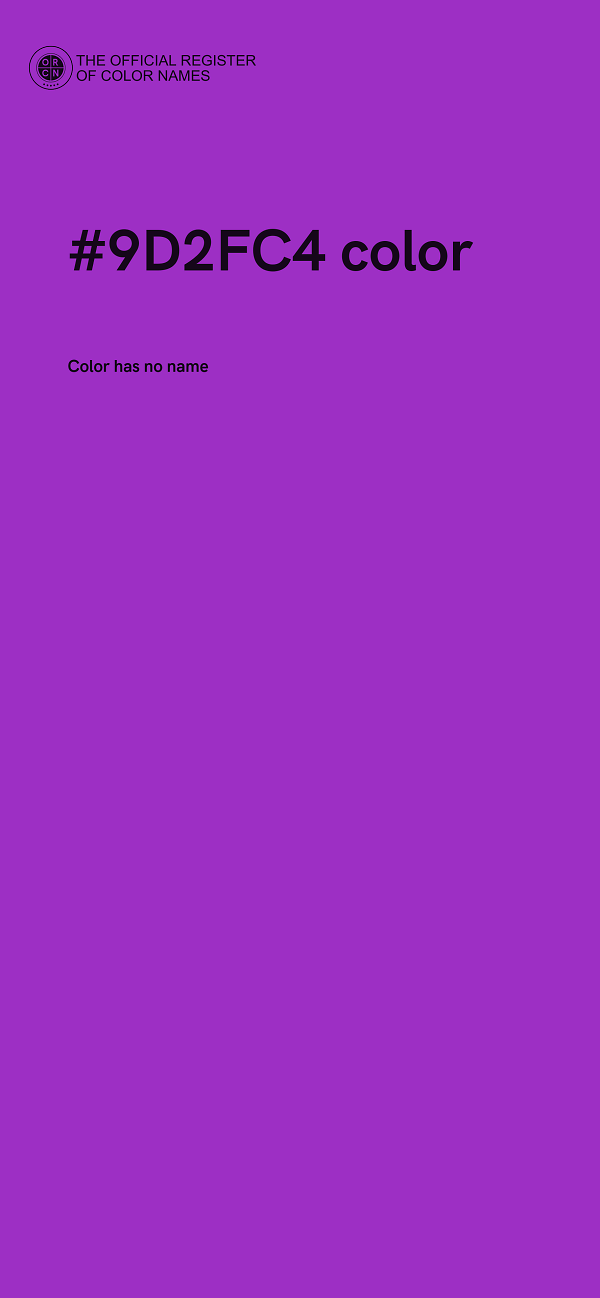 #9D2FC4 color image