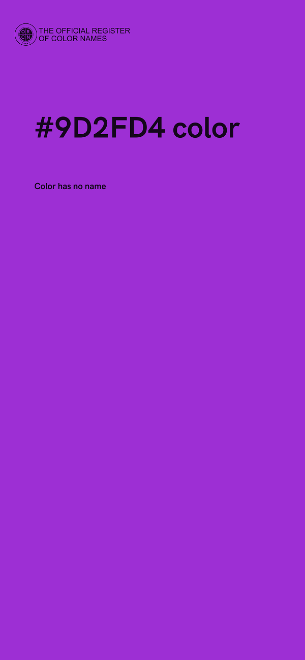 #9D2FD4 color image