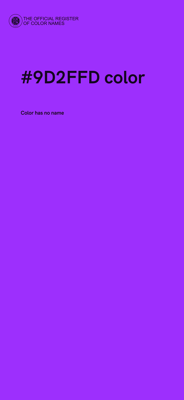 #9D2FFD color image