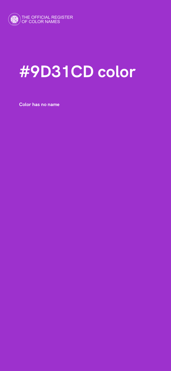 #9D31CD color image